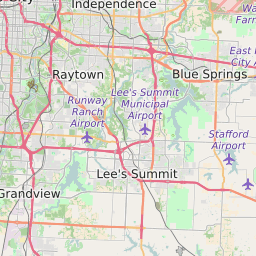 Map of All ZIP Codes in Jackson County Missouri