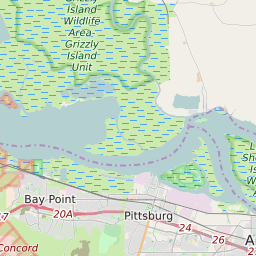 Map of All ZIP Codes in Oakley, California