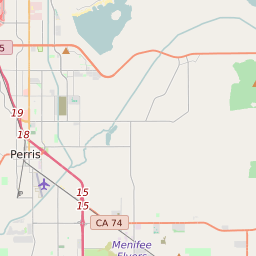 Map of All ZIP Codes in Perris, California