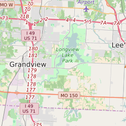 Map of All ZIP Codes in Lee's Summit, Missouri