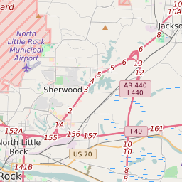 Little Rock Zip Code Map Map Of All Zip Codes In North Little Rock, Arkansas - Updated March 2022