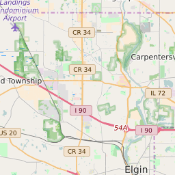 Elgin Il County Map Map Of All Zip Codes In Elgin, Illinois - Updated June 2022