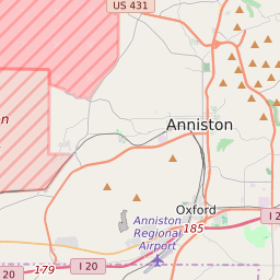 Anniston Al Zip Code Map Map Of All Zip Codes In Anniston, Alabama - Updated June 2022