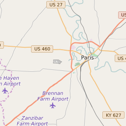 Map Of All Zip Codes In Paris Kentucky Updated March 21