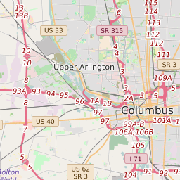Map Of Upper Arlington Ohio Map Of All Zip Codes In Upper Arlington, Ohio - Updated June 2022