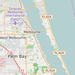 Melbourne Fl Zip Code Map