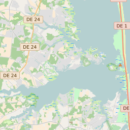 Rehoboth Beach Zip Code Map Map Of All Zip Codes In Rehoboth Beach, Delaware - Updated June 2022