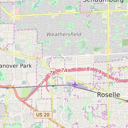 Schaumburg Zip Code Map Map Of All Zip Codes In Schaumburg, Illinois - Updated June 2022