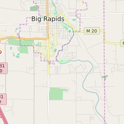Map Of Big Rapids Michigan Map And Data For Big Rapids Michigan - Updated July 2022