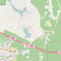 Map Of Treasure Lake Dubois Pa Map Of All Zip Codes In Treasure Lake, Pennsylvania - Updated June 2022