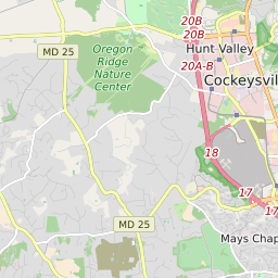Towson Zip Code Map Map Of All Zip Codes In Towson, Maryland - Updated June 2022