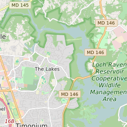 Towson Zip Code Map Map Of All Zip Codes In Towson, Maryland - Updated June 2022
