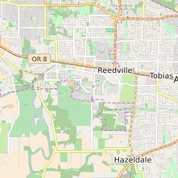 Map of All ZIP Codes in Aloha, Oregon