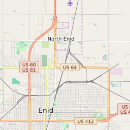Enid Ok Zip Code Map Map Of All Zip Codes In North Enid, Oklahoma - Updated June 2022