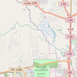 Woodlands Zip Code Map Map Of All Zip Codes In The Woodlands, Texas - Updated August 2022