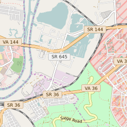 Map of All ZIP Codes in Fort Lee, Virginia