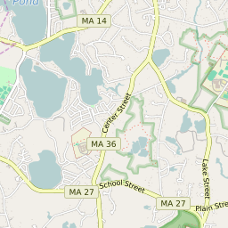 Map of Hanson, MA, Massachusetts