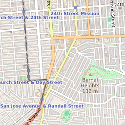 Noe Valley San Francisco Map Map Of The Noe Valley Neighborhood In San Francisco, California - June 2022