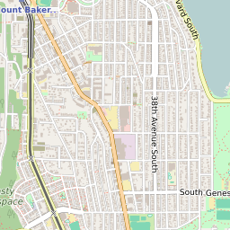 Beacon Hill Seattle Map Map Of The North Beacon Hill Neighborhood In Seattle, Washington - June 2022
