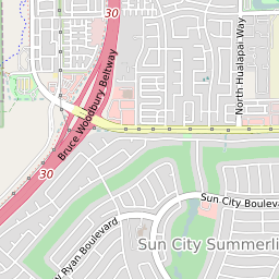 Sun City Summerlin Map Map Of The Sun City Summerlin Neighborhood In Las Vegas, Nevada - June 2022