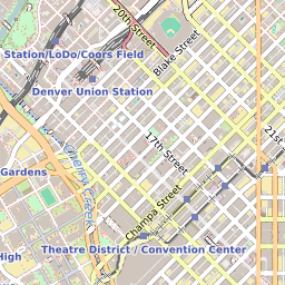 Five Points Denver Map Map Of The Five Points Neighborhood In Denver, Colorado - June 2022