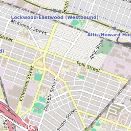 Third Ward Houston Map Map Of The Third Ward Neighborhood In Houston, Texas - August 2022