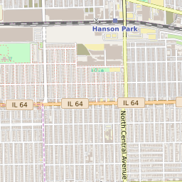 Austin Neighborhood Chicago Zip Code Map Of The Austin Neighborhood In Chicago, Illinois - June 2022