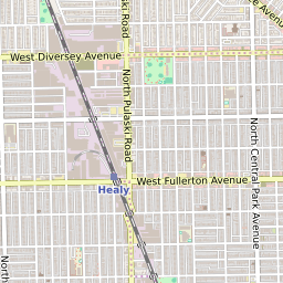 Map Of Logan Square Chicago Map Of The Logan Square Neighborhood In Chicago, Illinois - August 2022