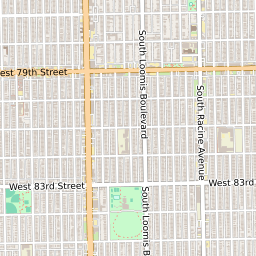 Gresham Neighborhood In Chicago Map Map Of The Auburn Gresham Neighborhood In Chicago, Illinois - June 2022