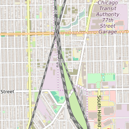 Gresham Neighborhood In Chicago Map Map Of The Auburn Gresham Neighborhood In Chicago, Illinois - June 2022