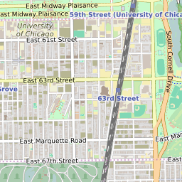 Washington Park Chicago Map Map Of The Washington Park Neighborhood In Chicago, Illinois - June 2022