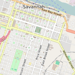 Street Map Of Savannah Ga Map Of The Ardsley Park - Chatham Cresent Neighborhood In Savannah, Georgia  - August 2022