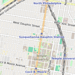 Map Of Brewerytown Philadelphia Map Of The Brewerytown Neighborhood In Philadelphia, Pennsylvannia - June  2022
