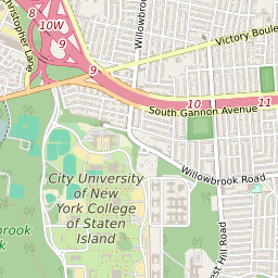 College Of Staten Island Map Map Of The Willowbrook Neighborhood In Staten Island, New York - March 2022
