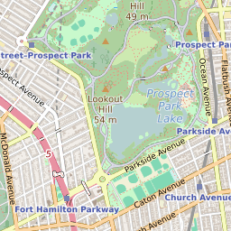 Flatbush New York Map Map Of The Flatbush Neighborhood In Brooklyn, New York - June 2022