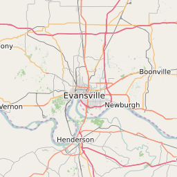 Evansville Indiana On Map Map Of All Zip Codes In Evansville, Indiana - Updated June 2022